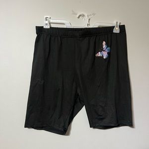 Cute butterfly biker shorts never worn